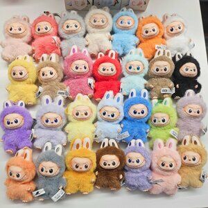 THE MONSTERS mini Labubu Pin for Love Series Vinyl Plush Pendant